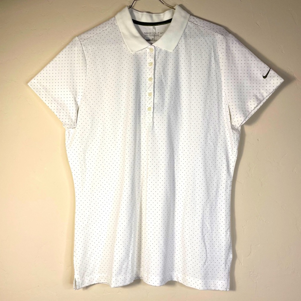 Polka dot Nike golf shirt